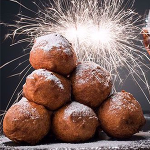 5 heerlijke oliebollen naturel